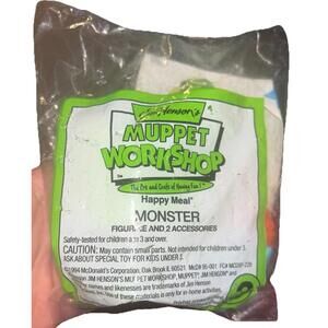 Vintage 1994 McDonald’s Happy Meal Toy #3 Jim Henson Muppet Workshop Monster